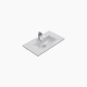 Επικαθήμενος Νιπτήρας Πορσελάνης 100x45cm Cerastyle Arte 0478000-u Λευκό Επικαθήμενος Νιπτήρας Πορσελάνης 100x45cm Cerastyle Arte 0478000-u Λευκό